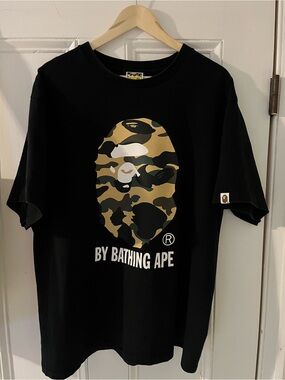 BAPE By Bathing Ape Camo Ape Head Tee